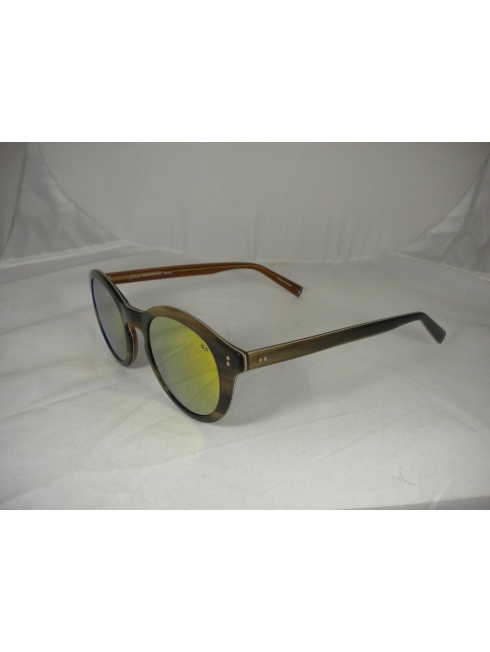 John Varvatos Men's Sunglasses V519 Olive Horn Frame